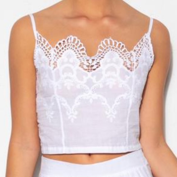 Peixoto Lace Crop Top Size Small New With Tags - Picture 1 of 13